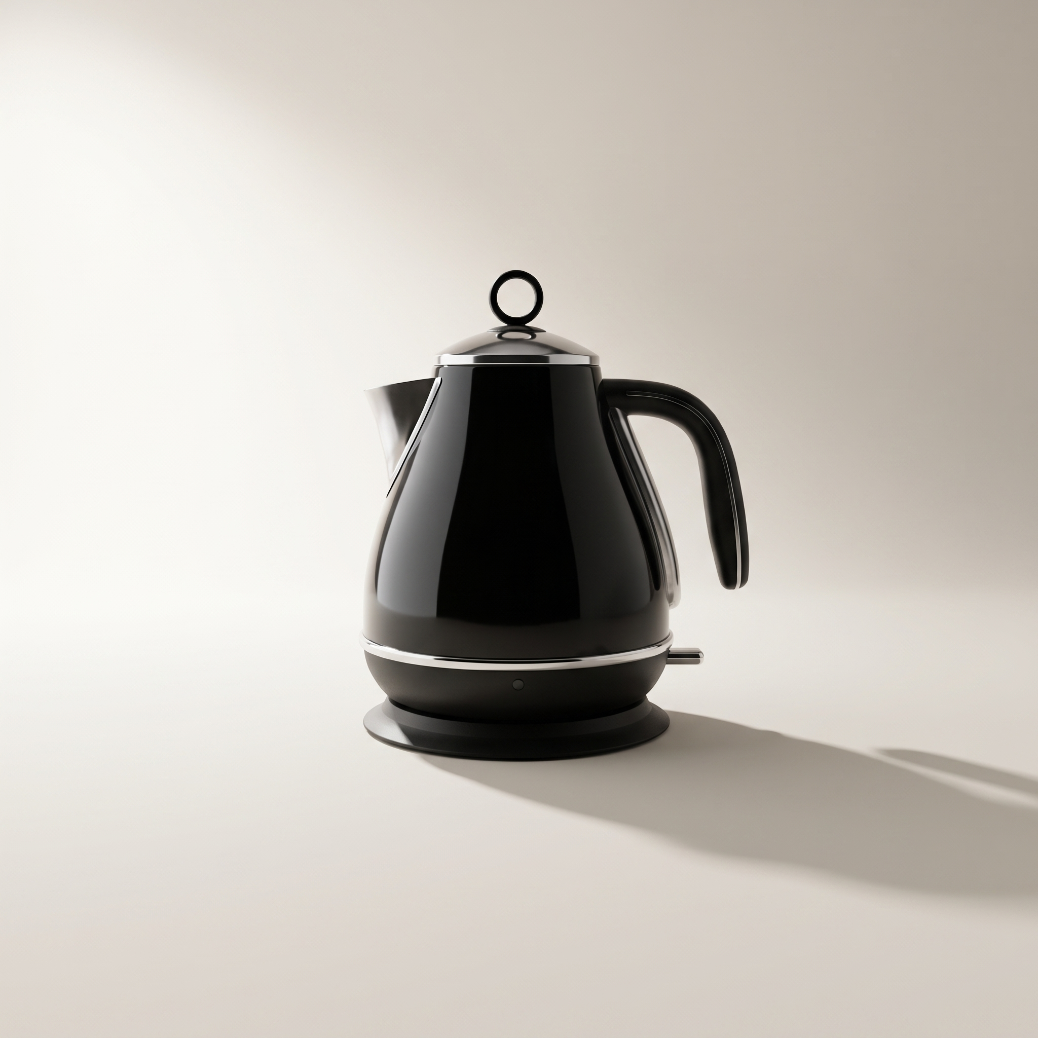 Bouilloire électrique rétro 1,7 L, noire