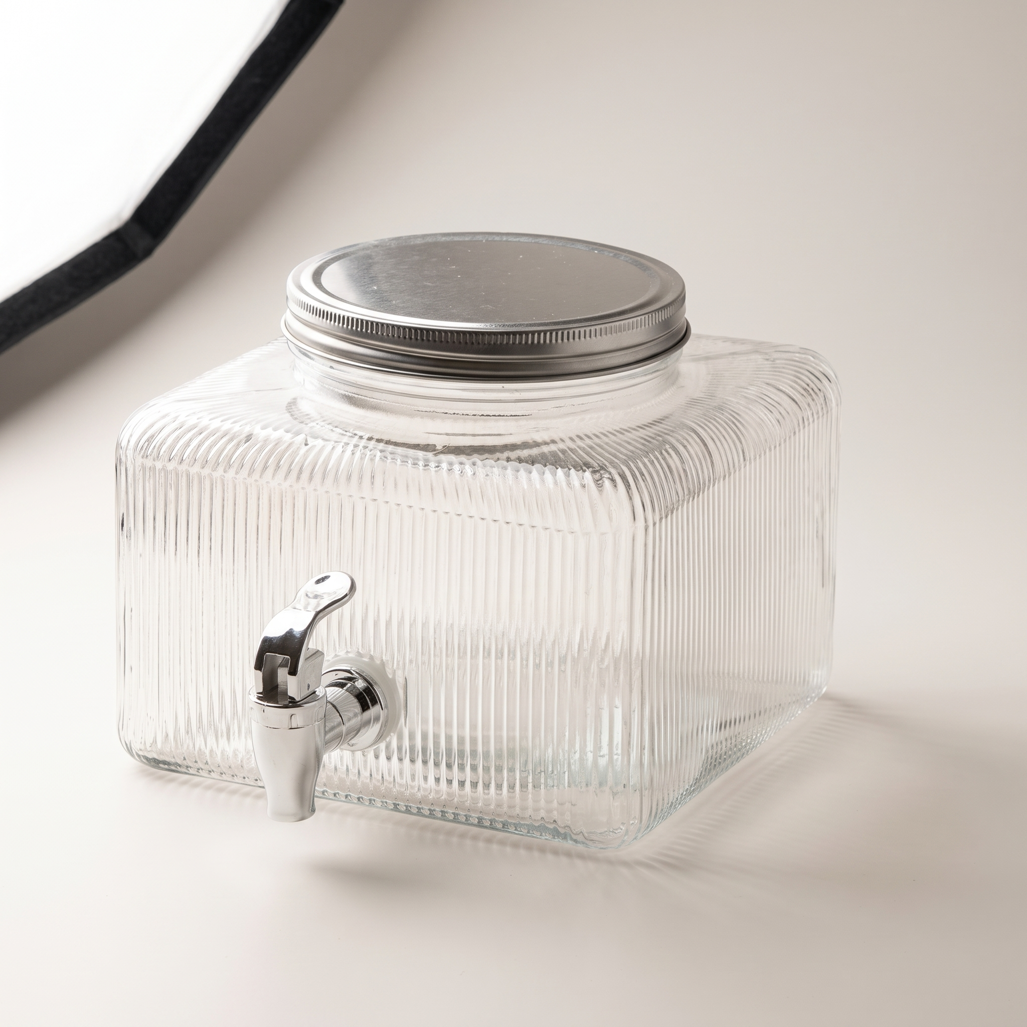 Distributeur de boissons en verre de 3,7 L pour réfrigérateur