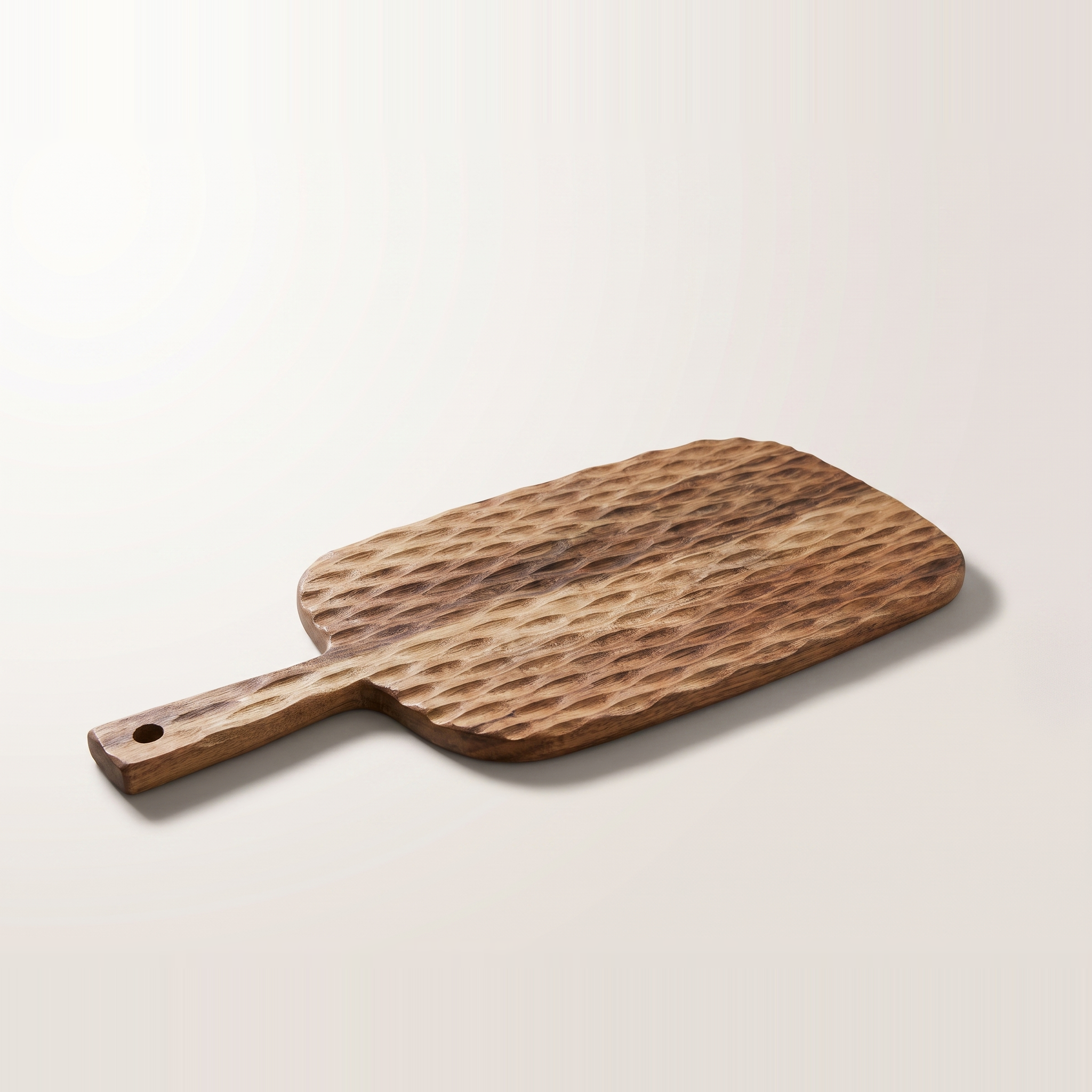 Planche à pagaie en bois d'acacia cannelé
