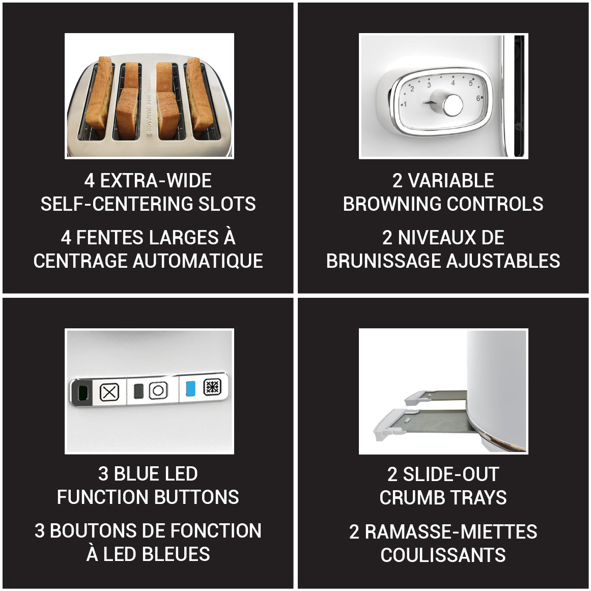 4 slices Toaster (Matt White)
