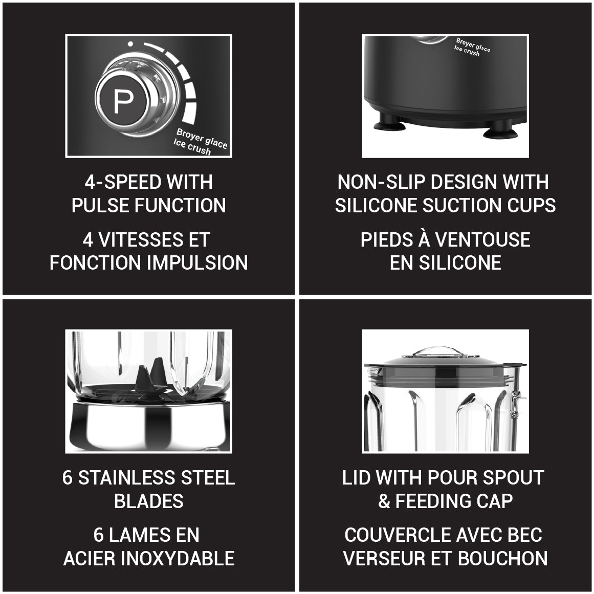 Table Blender 1.5L (Black)