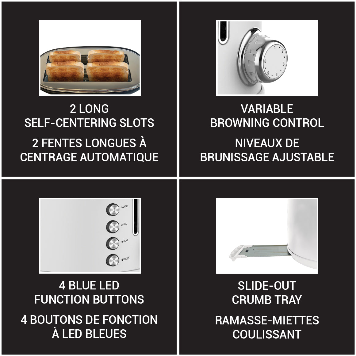 4 Slices Toaster (Matt White)