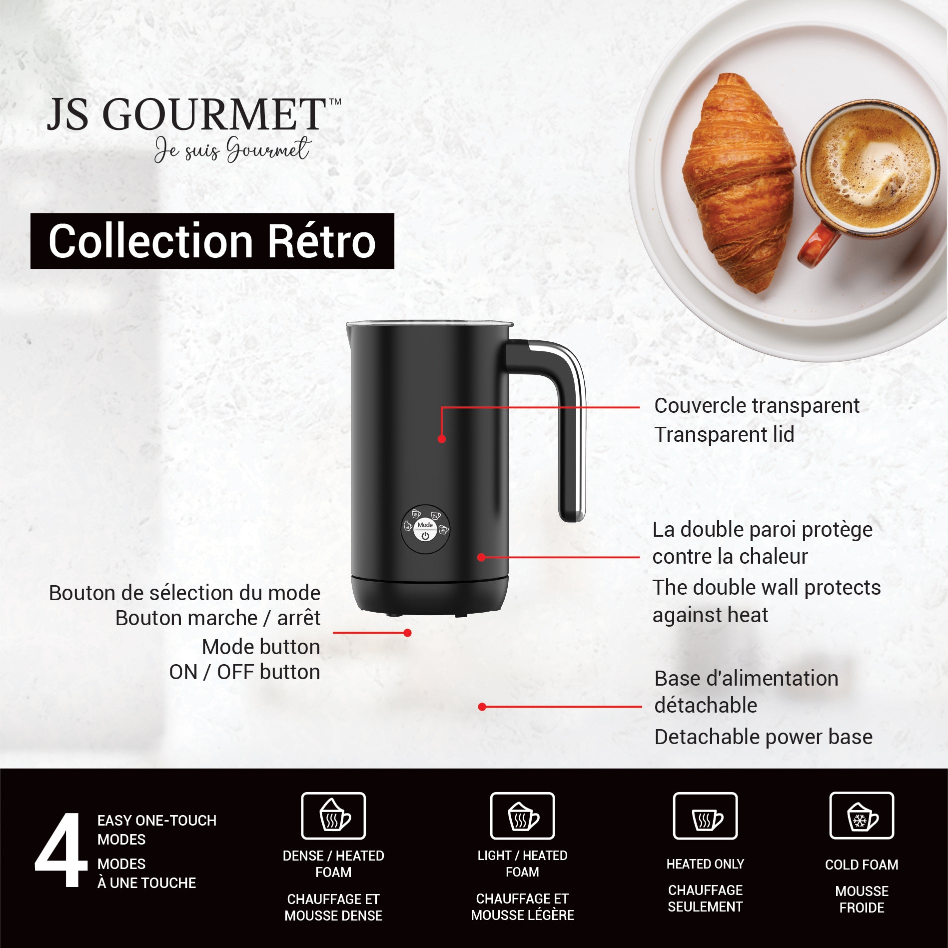 Milk Frother (Matt Black)