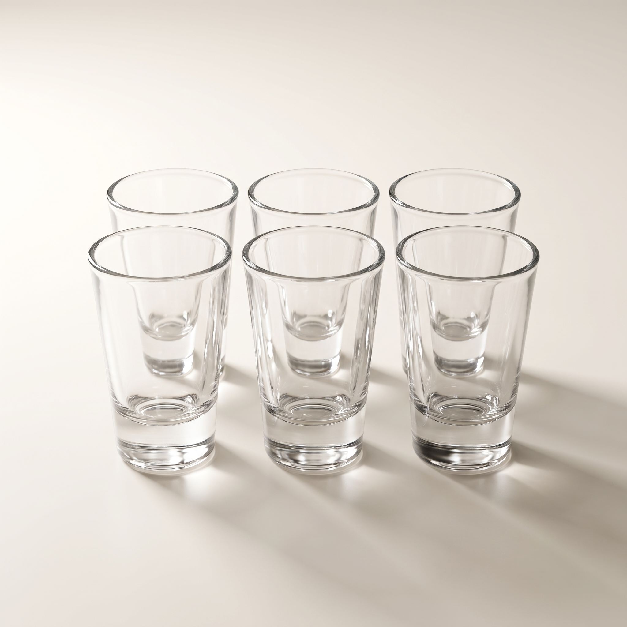 Stylish Shot Glasses, 30ml (Set of 6)