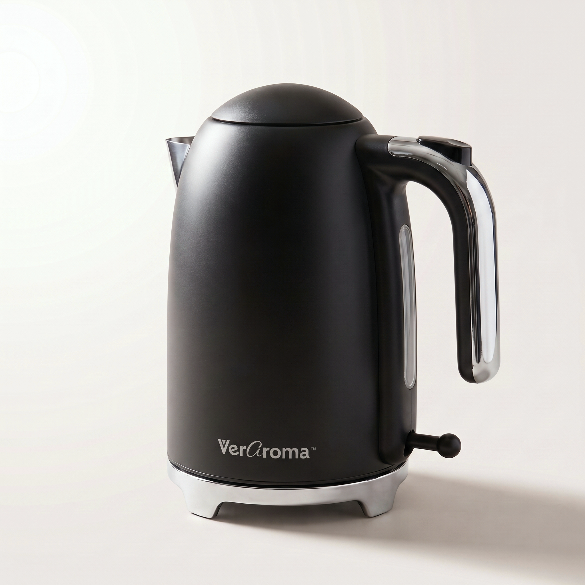 Veraroma Slim Stainless Steel Electric Kettle — 1.7 L, Black