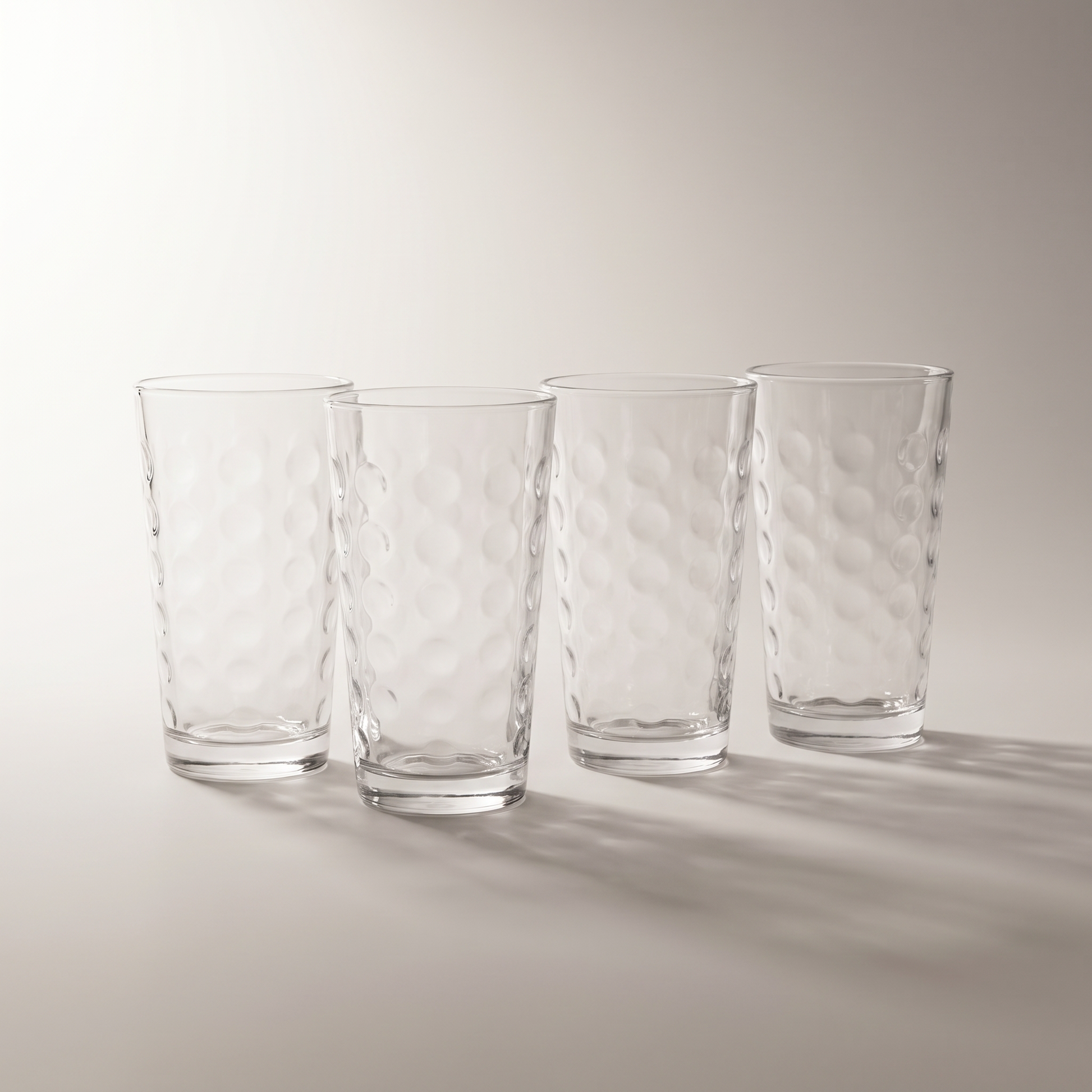 Highball Glasses 450ml 4pk - Bubble Design
