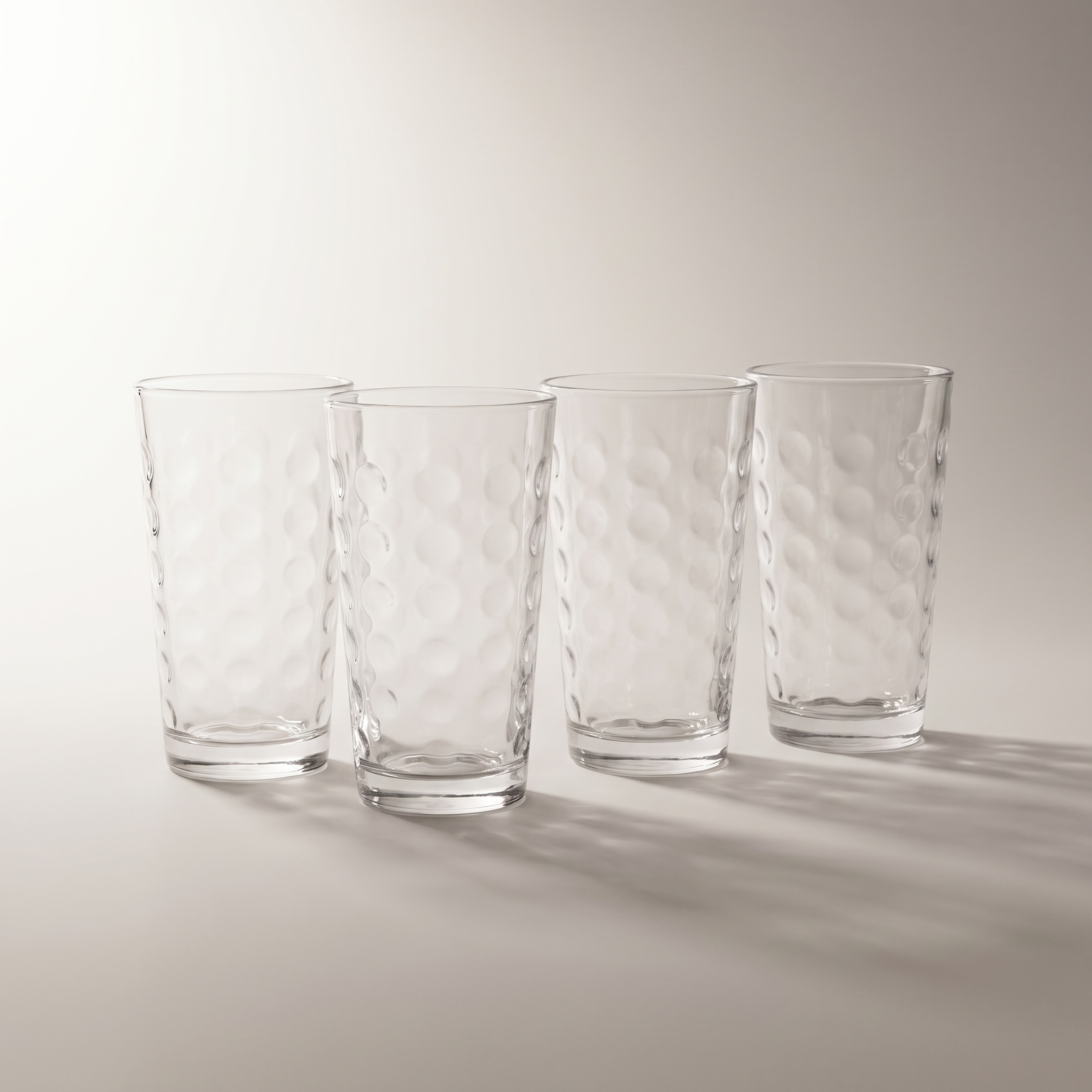 Highball Glasses 450ml 4pk - Bubble Design