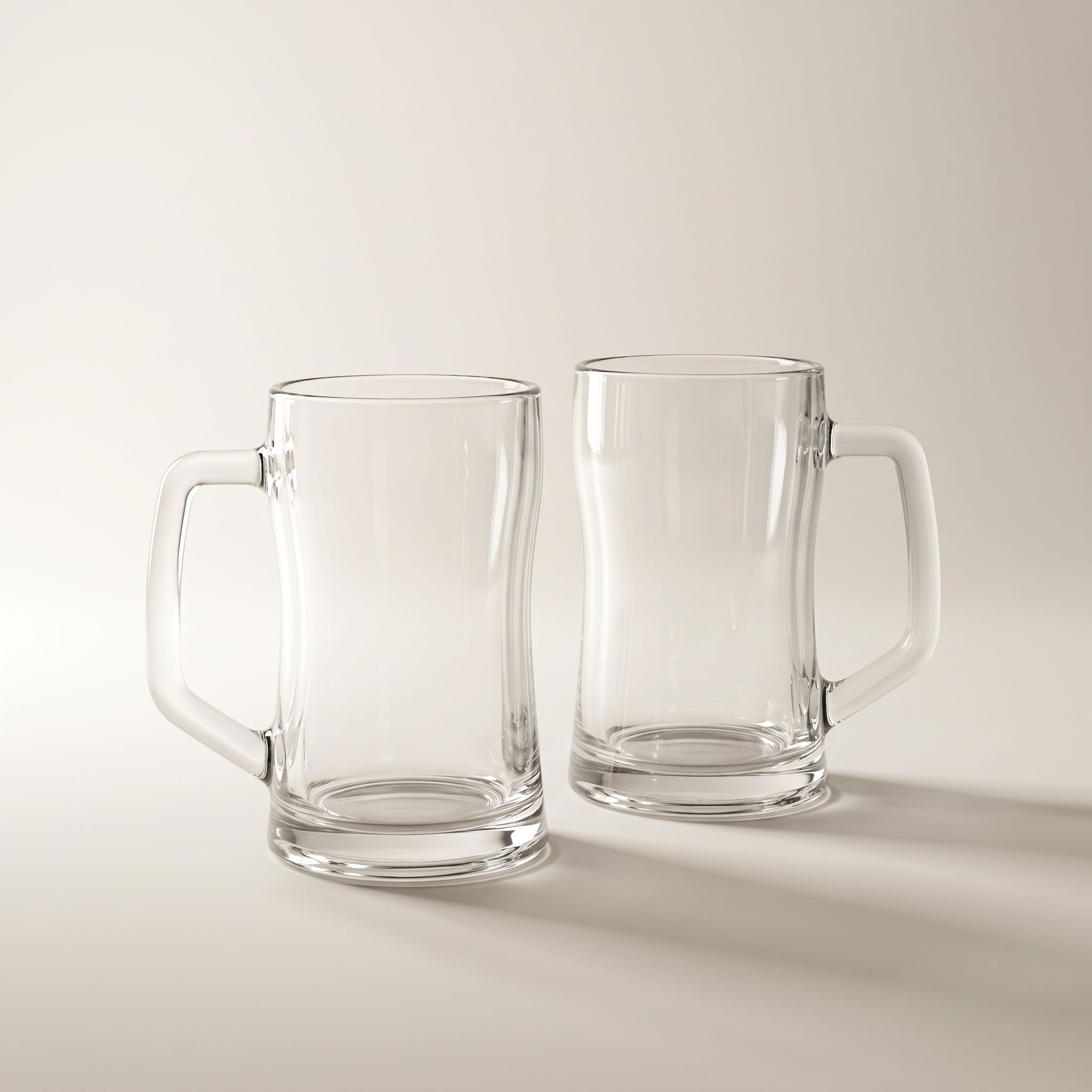 Borosilicate Double-Wall Beer Glasses — Set of 2, 480 ml