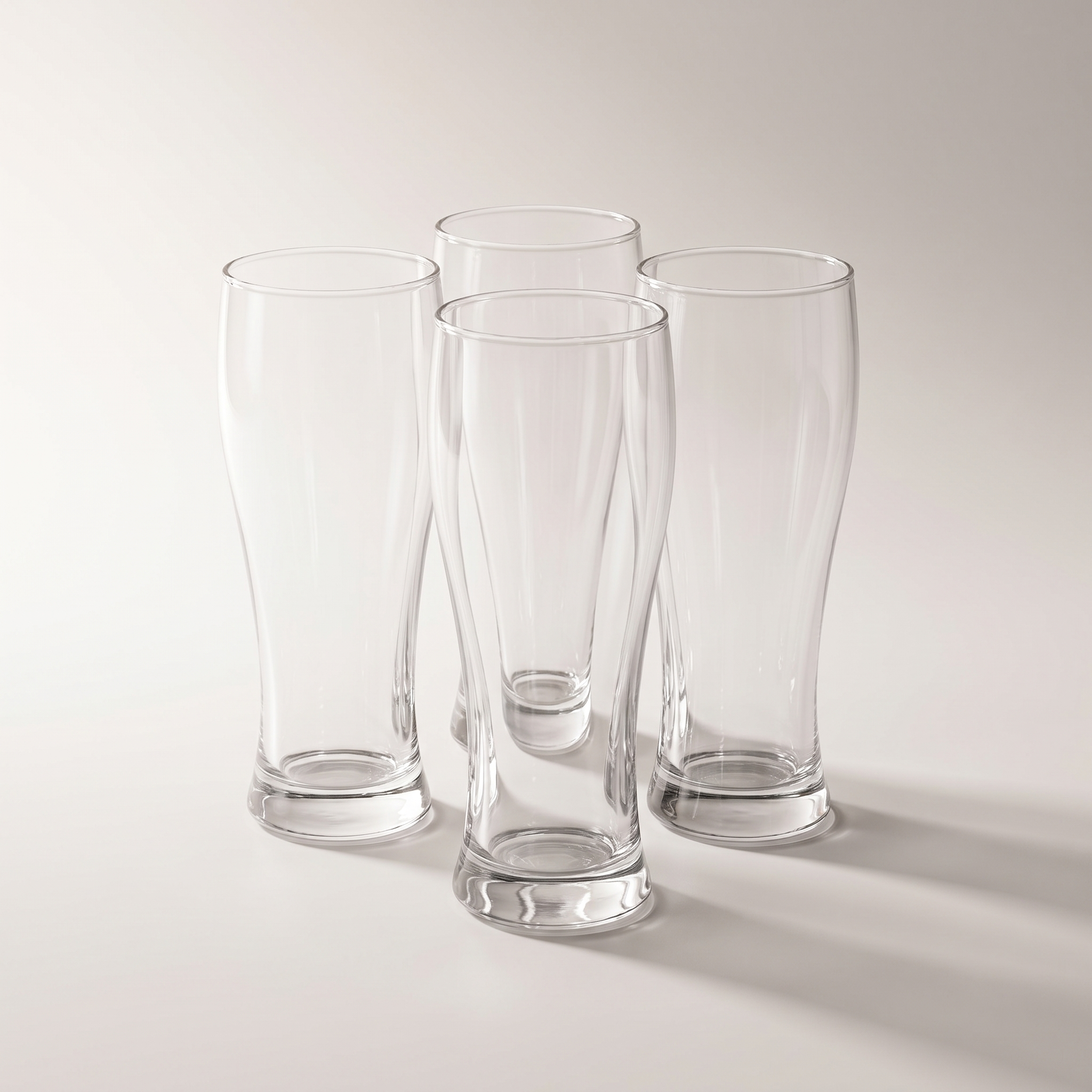 Pilsner Beer Glasses — Set of 4, 450 ml