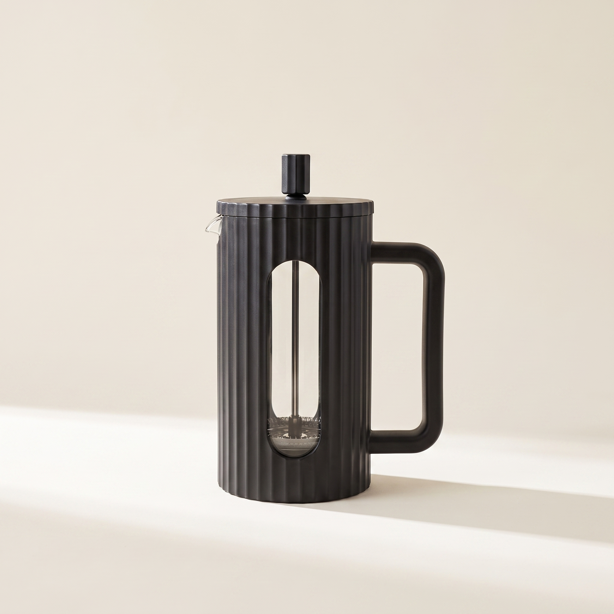 Cafetière à piston - noir, 1000 ml