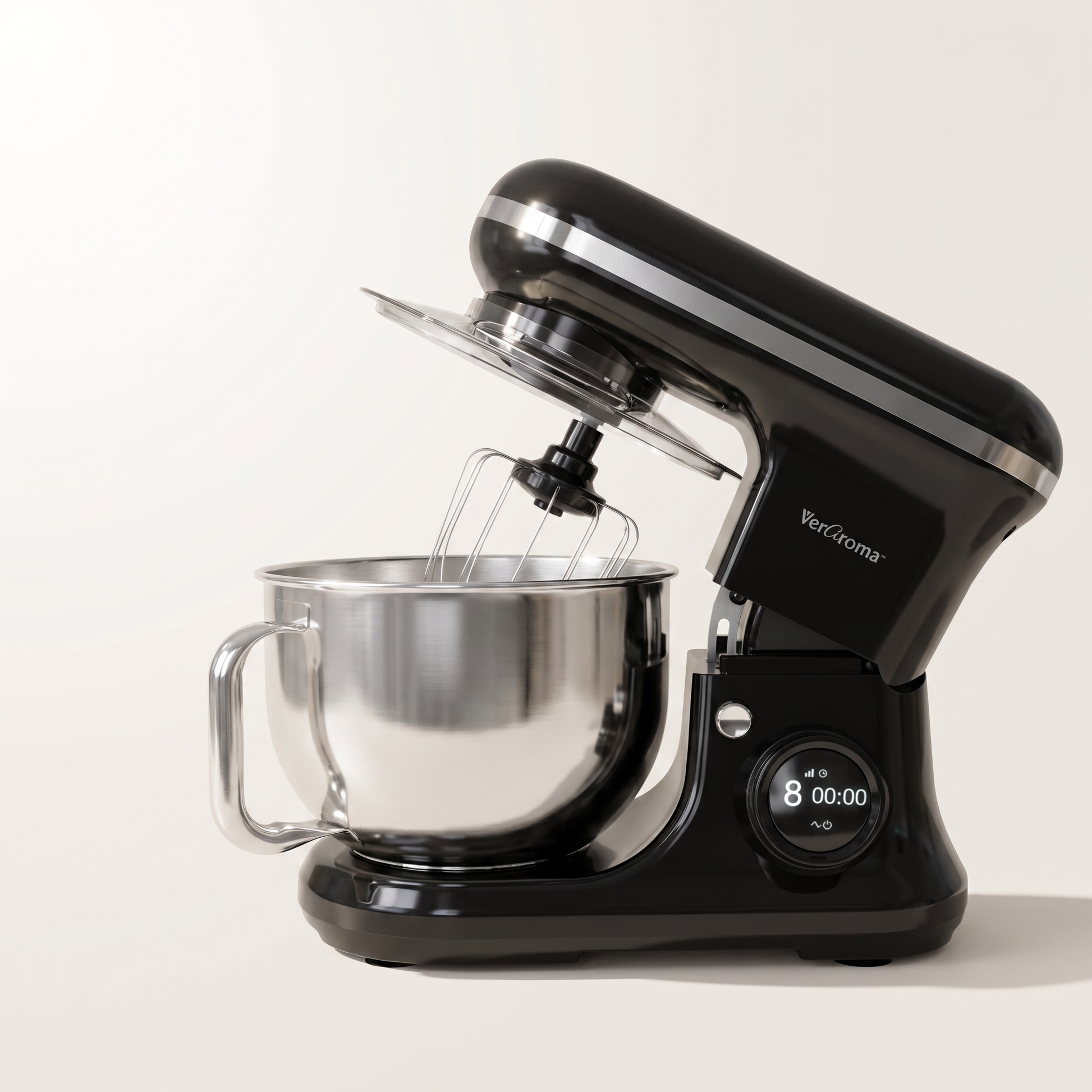 Stand Mixer with LED Digital Touchscreen — 650 W, 8 Speeds, 5 L Stainless Steel Bowl
