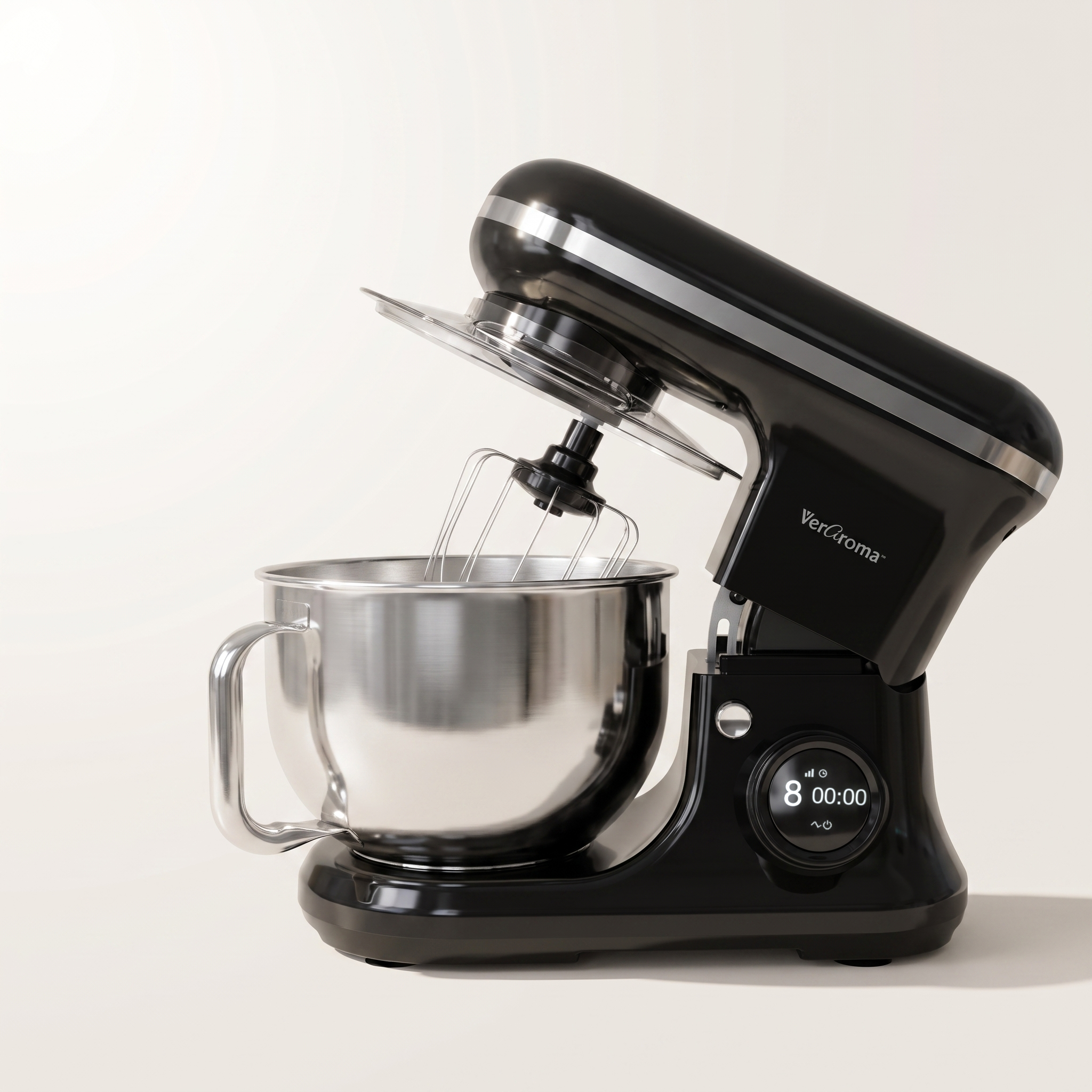 Stand Mixer with LED Digital Touchscreen — 650 W, 8 Speeds, 5 L Stainless Steel Bowl