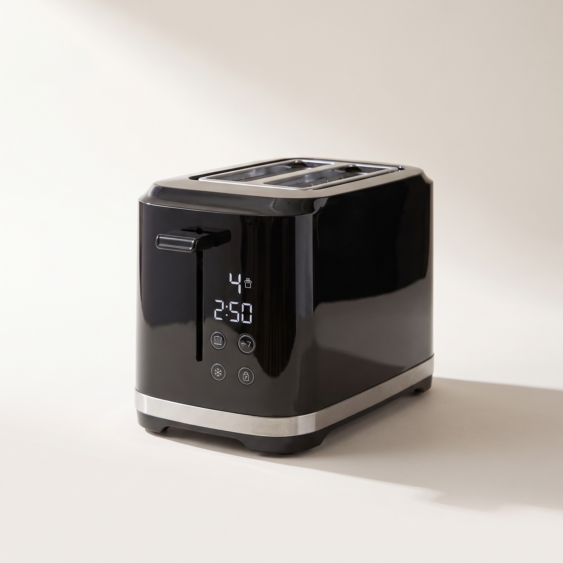 VerAroma Smart Digital Touchscreen 2-Slice Toaster with countdown timer — 800 W