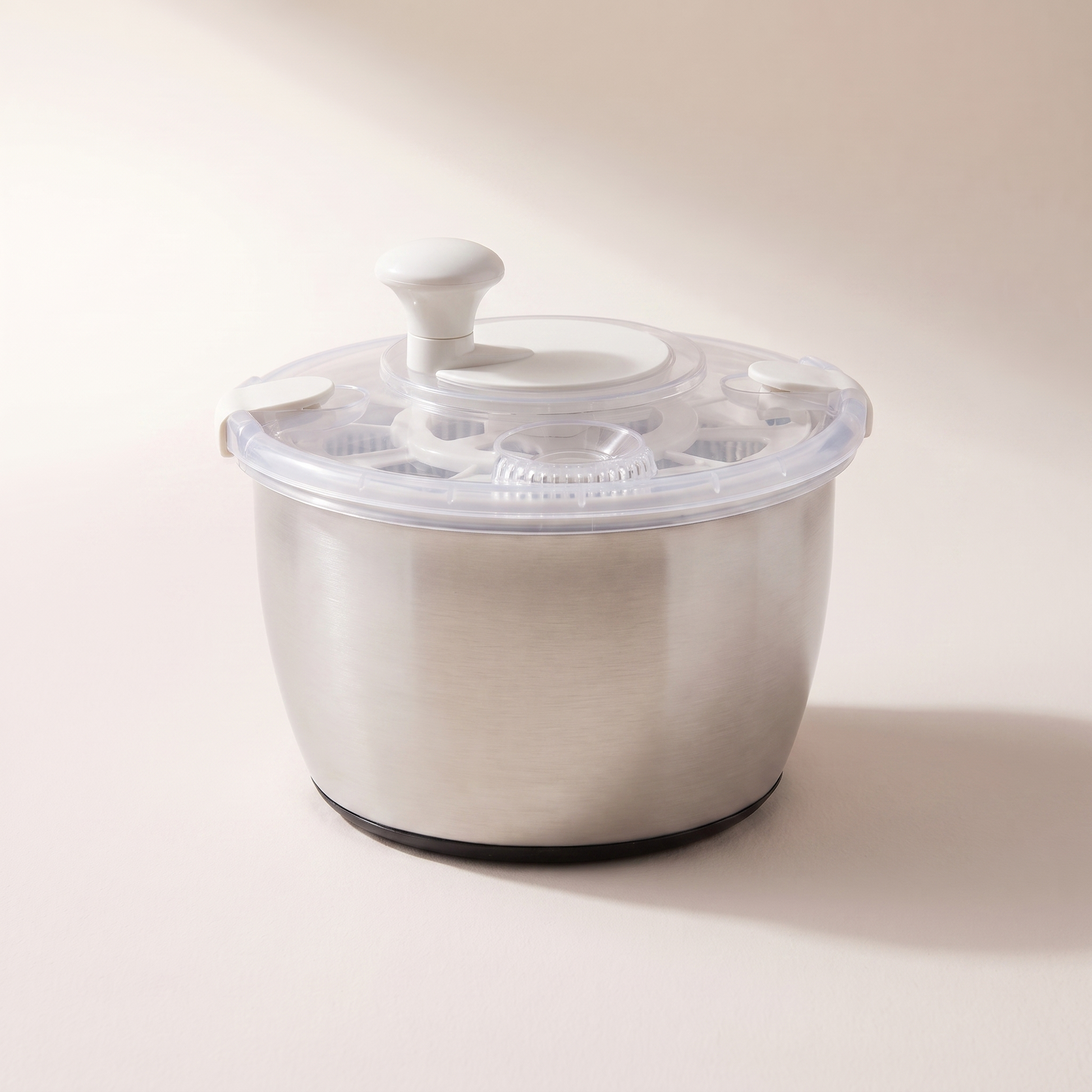 Deluxe Stainless Steel Salad Spinner — 5 L