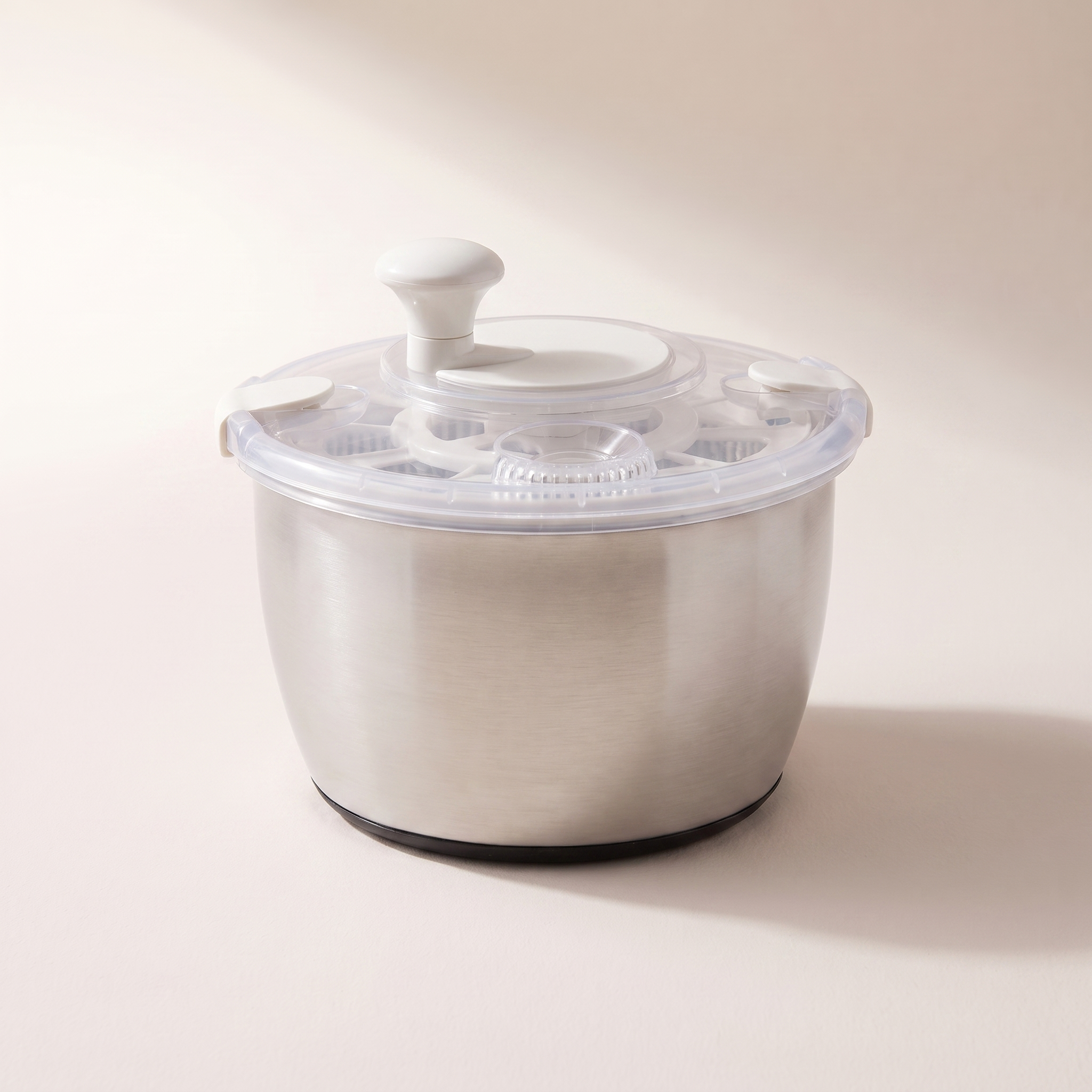 Deluxe Stainless Steel Salad Spinner — 5 L