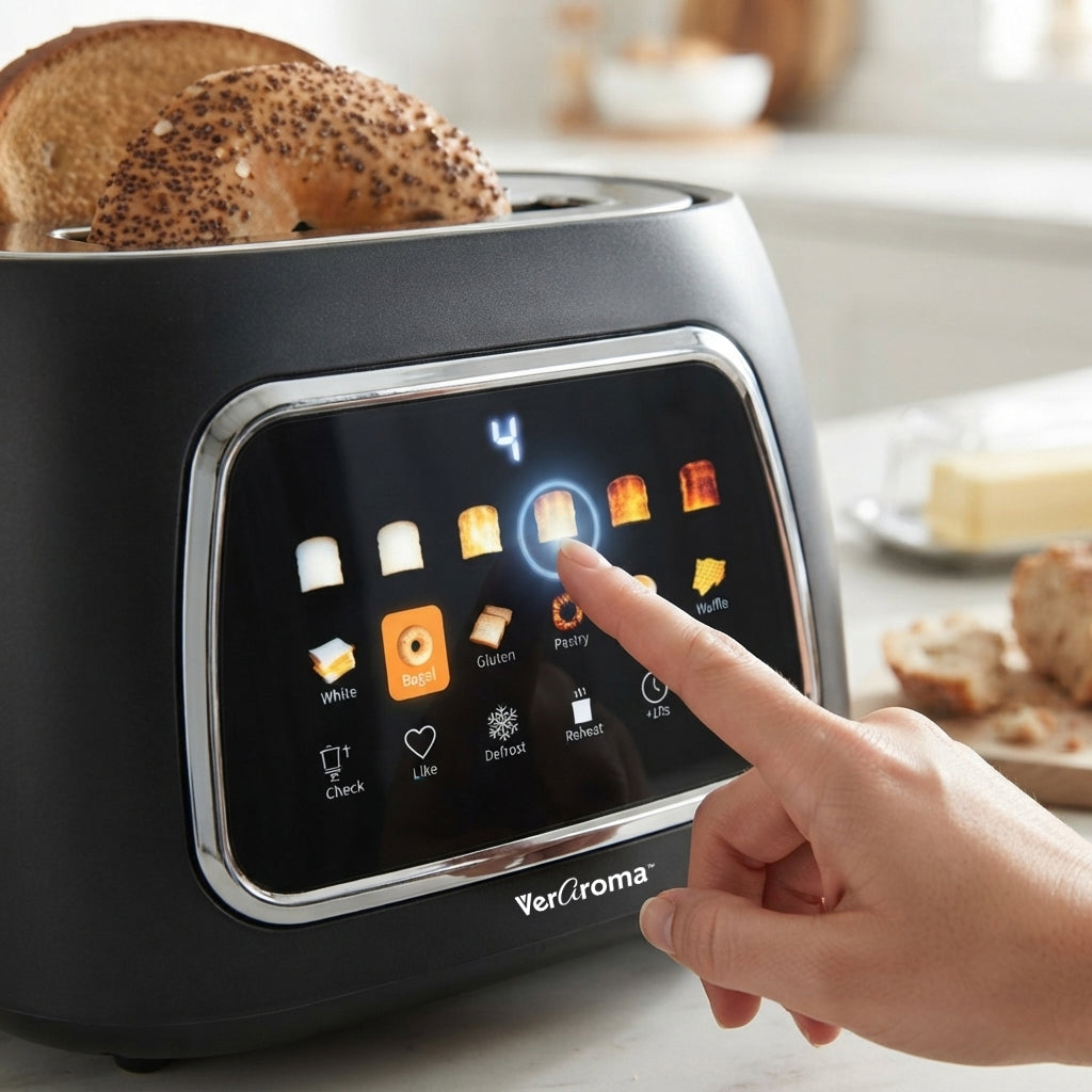 6 adjustable browning settings & 6 Preset Bread Functions