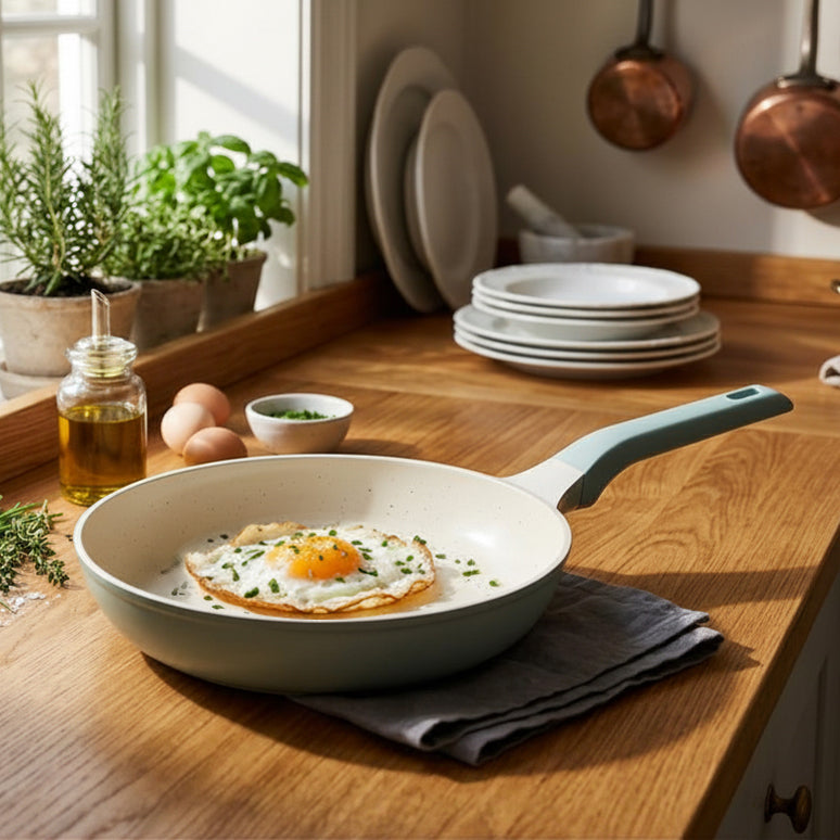 Die-Cast Aluminum Nonstick Fry Pan — 24 cm