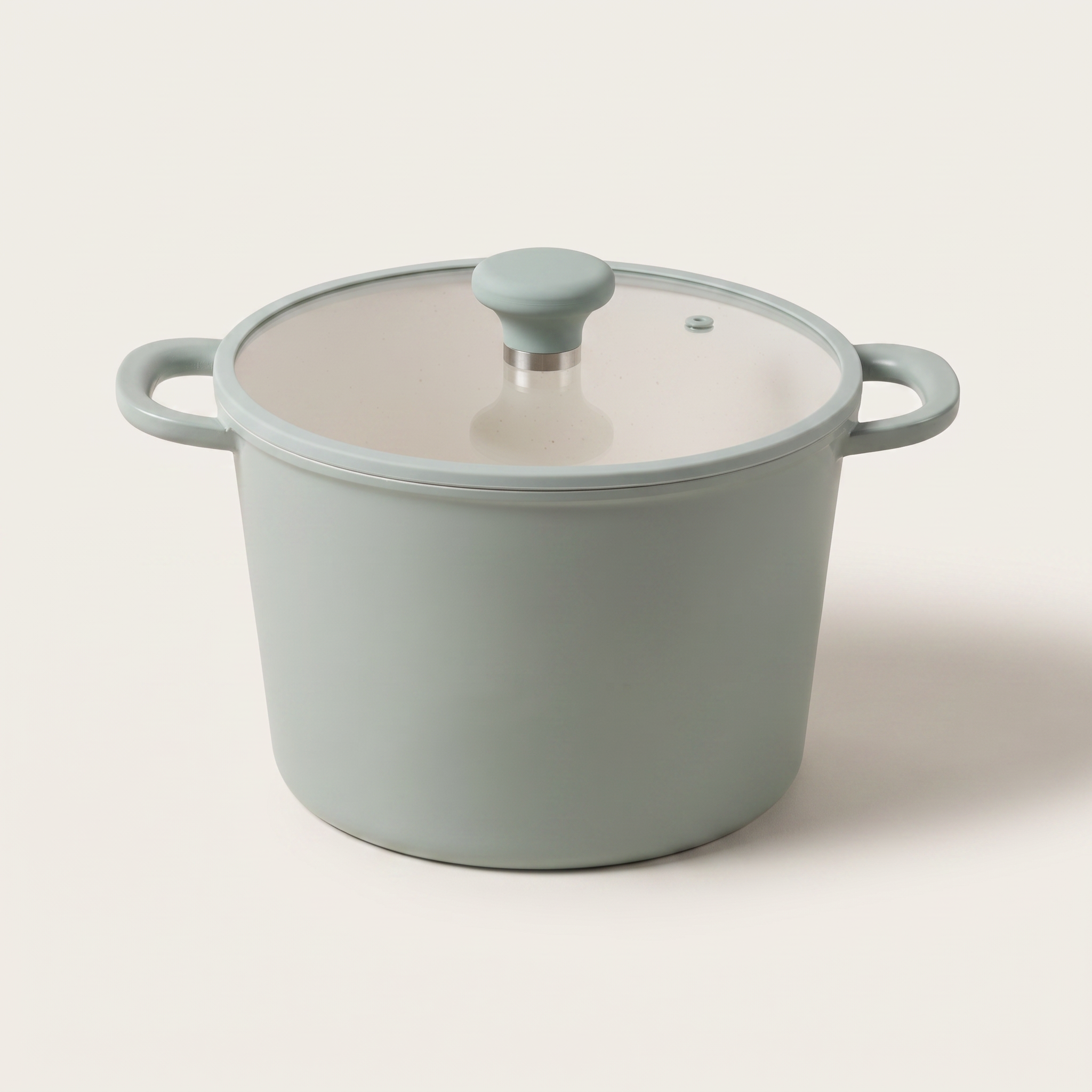 Cocotte antiadhésive en aluminium moulé sous pression avec couvercle en verre — 28 cm