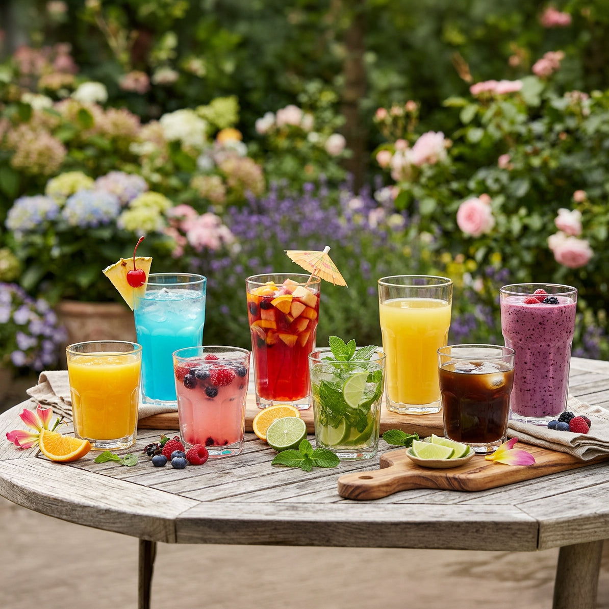 Tempered Highball 440ml / Tumbler Glasses 300ml - 8pk Faceted Design