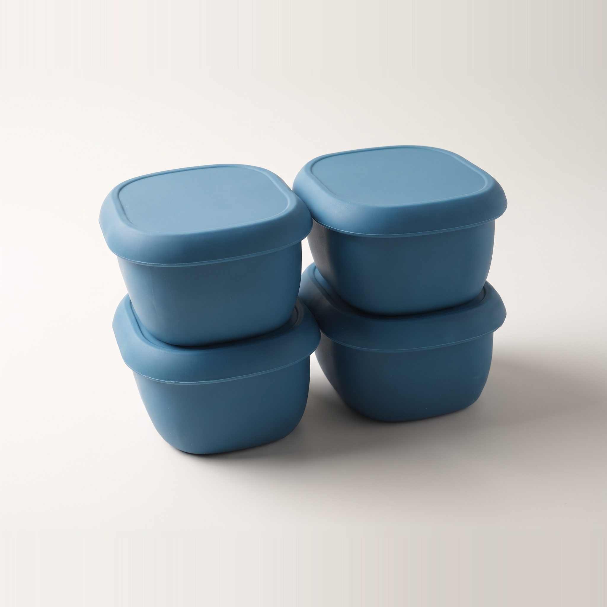 Silicone Snack Containers, Set of 4
