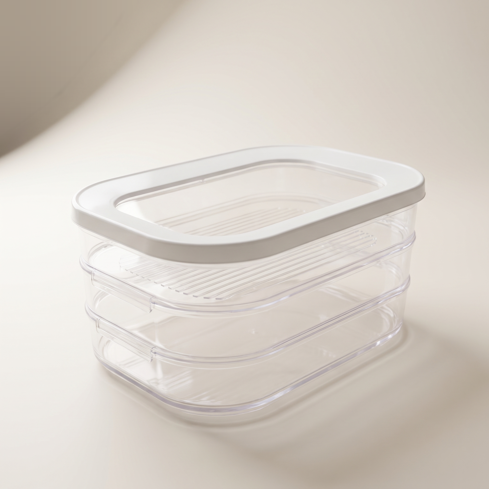 Stackable Deli Meat and Food Containers, 800 ml x 3