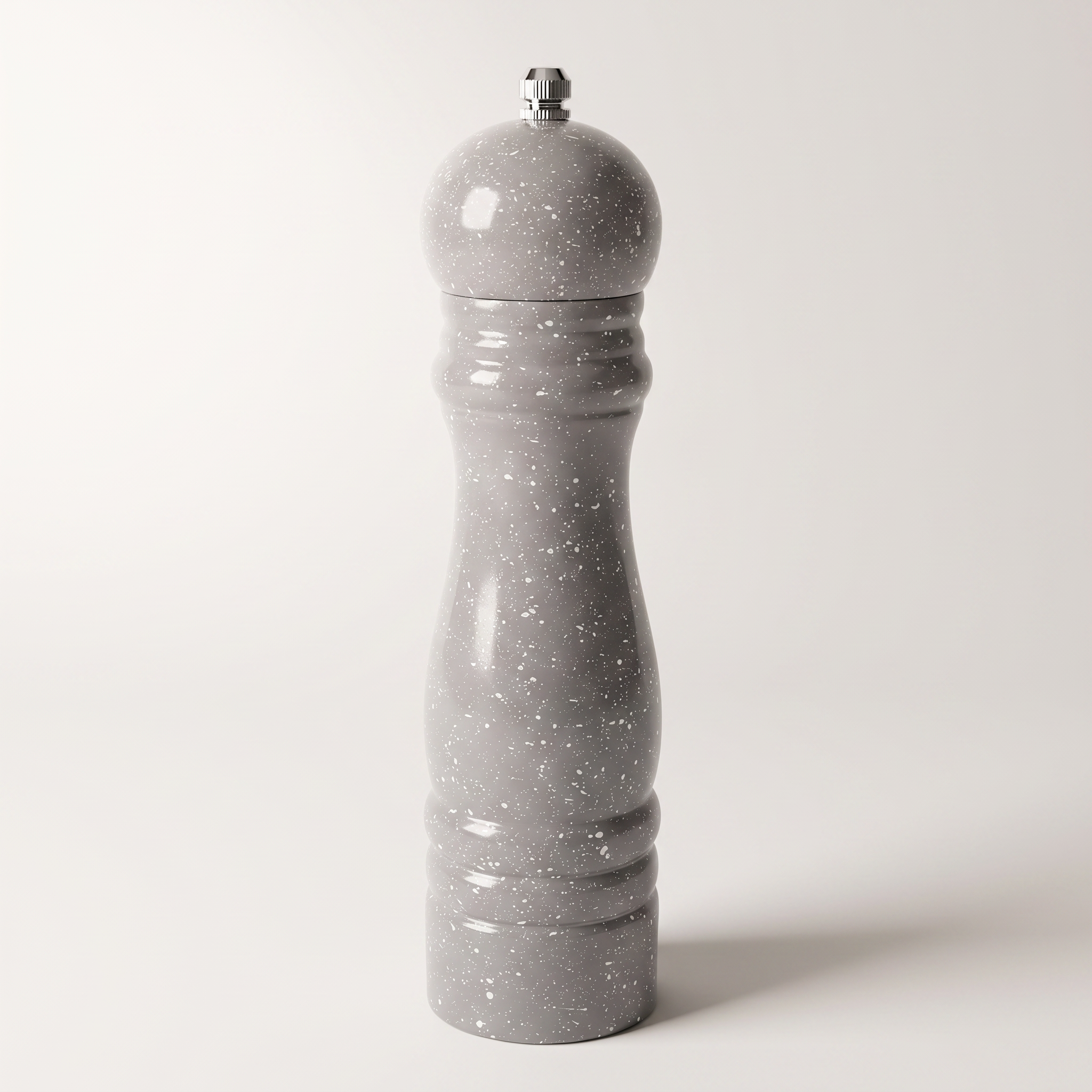 Rubberwood Salt & Pepper Mill — Speckled Grey
