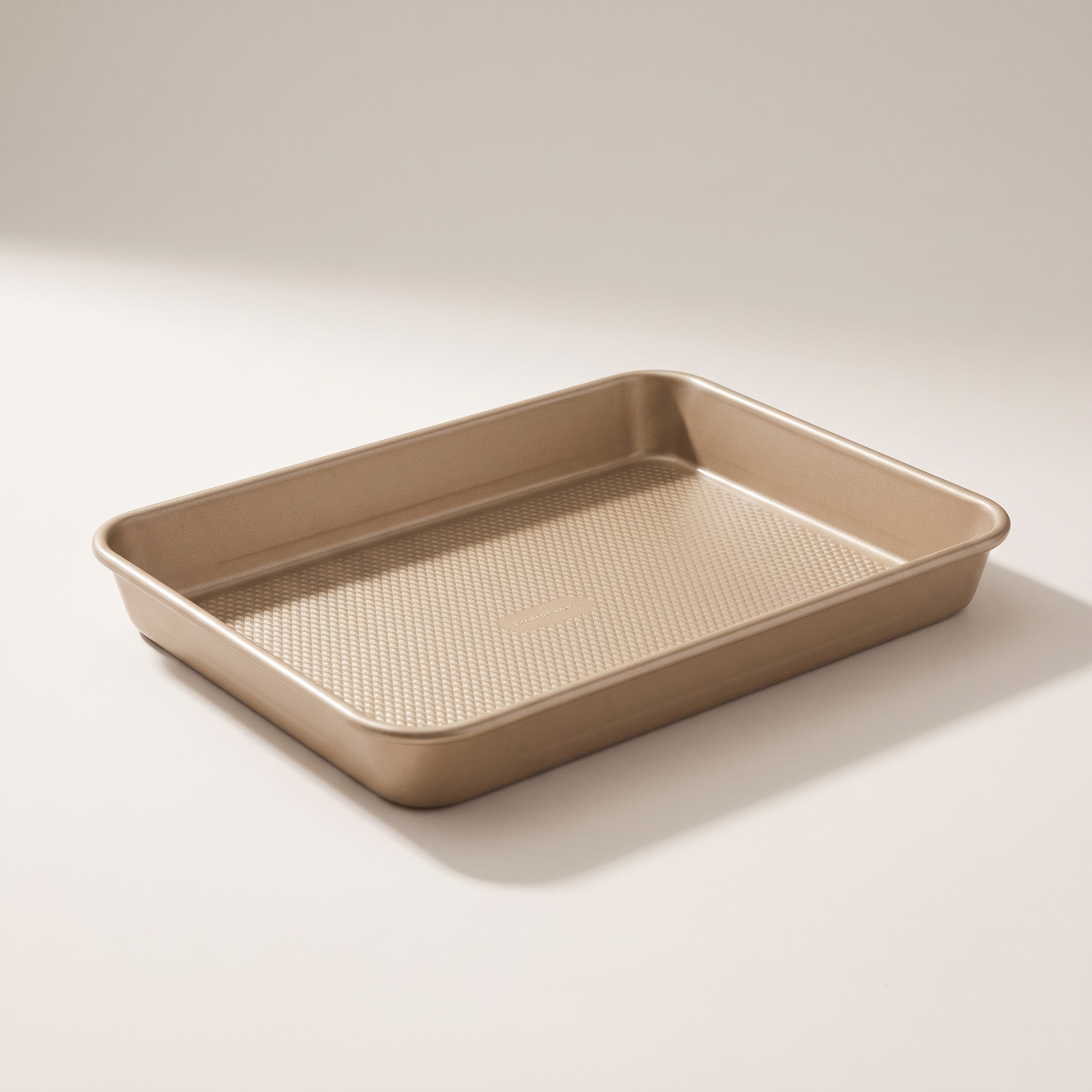 Large Non-Stick Diamond Bake and Roaster Pan - Champagne Gold