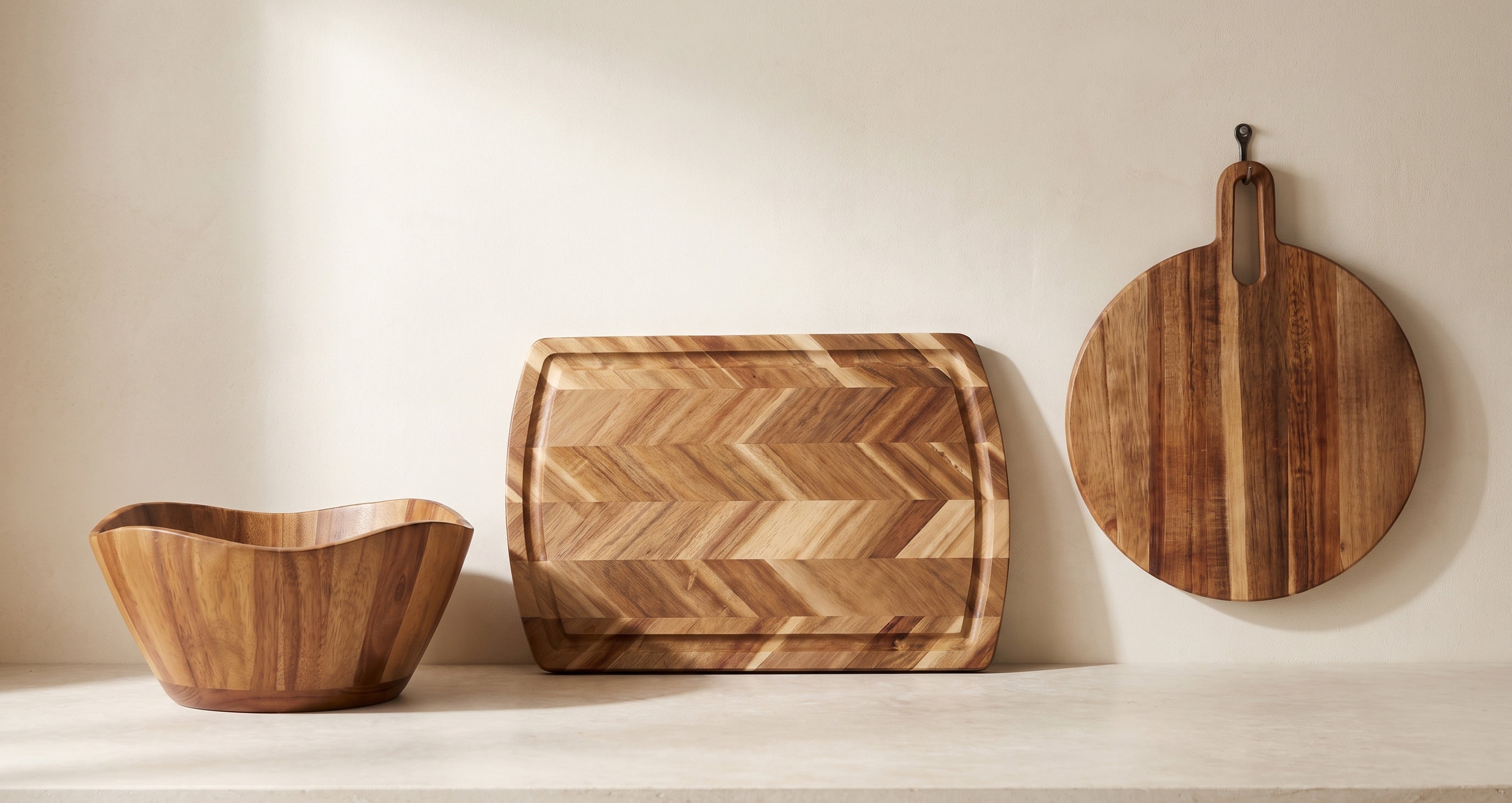 Wood Serveware collection banner