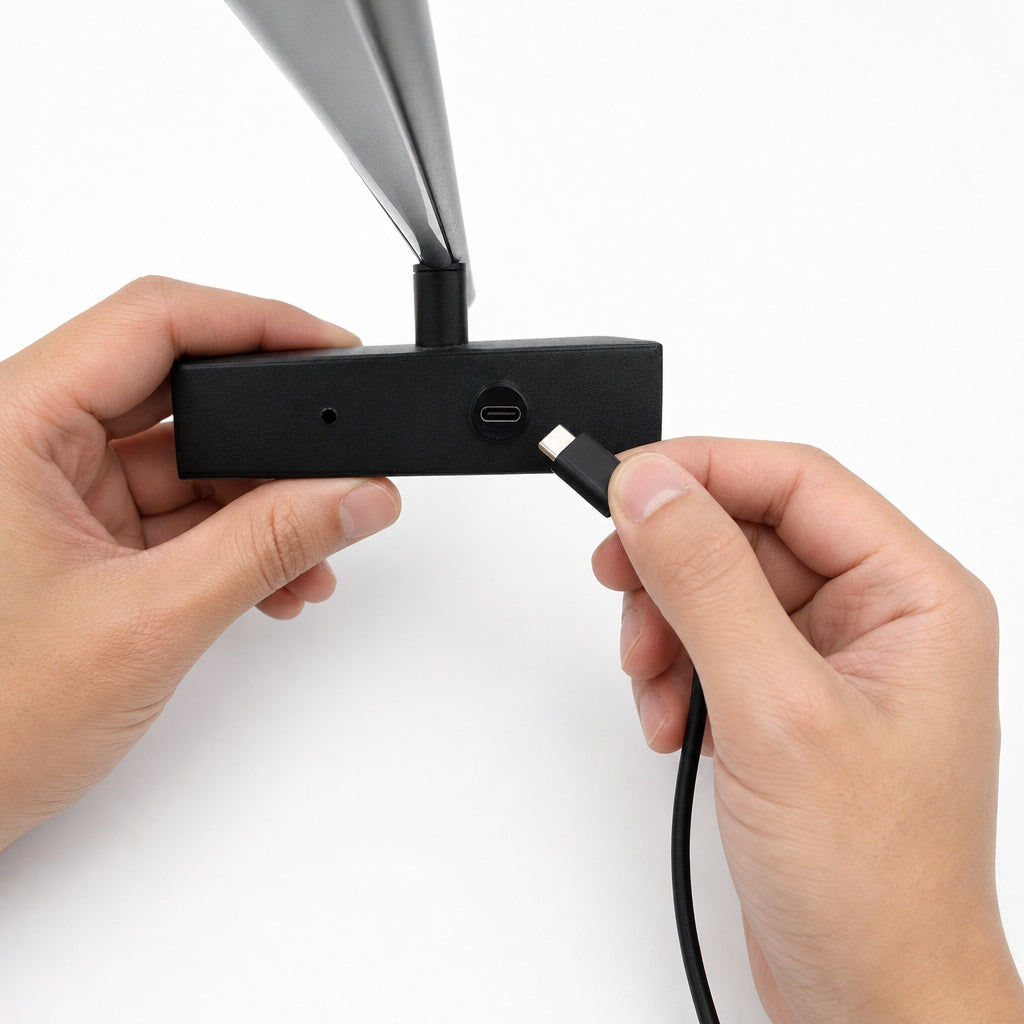 Branchez le câble USB-C pour recharger